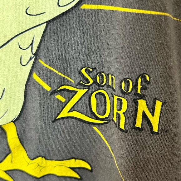 Funko Gray Short Sleeve Son of Zorn “My Other Ride is a Death Hawk” Graphic Tee - Picture 3 of 5